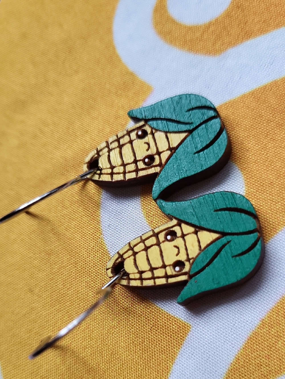Sweet Corn Earrings - Picture 6 of 6